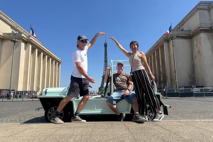 Private 3 - Hour Must-See Paris Tour by Golf Cart Mini Moke