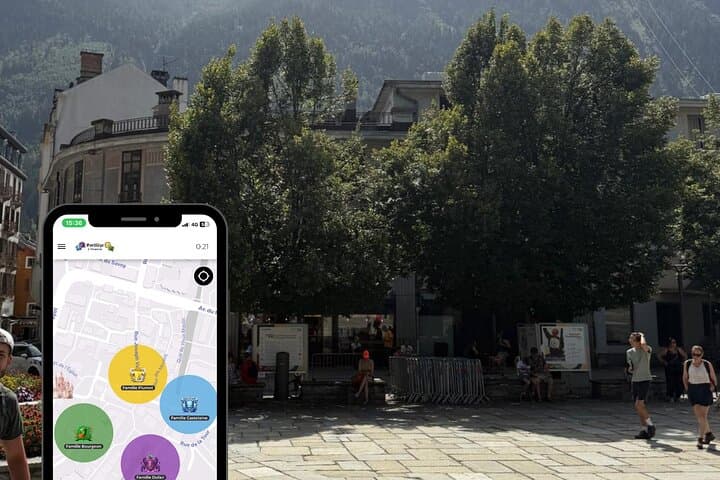 Place of the friendship triangle in chamonix