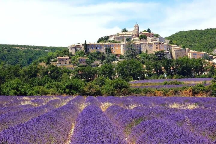 Lavender Fields and Hilltop Villages with Car and Private Guide