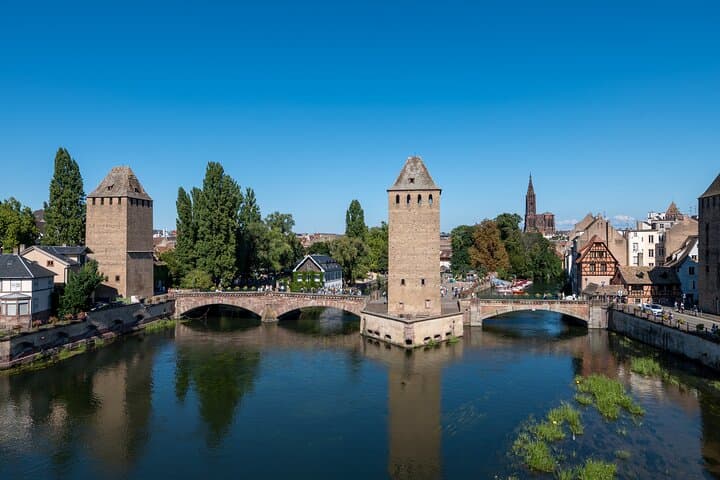 Panorama of Strasbourg from the Vauban Dam