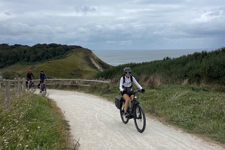 Normandy D-DAY beaches guided full day E Bike Tour / Private tour