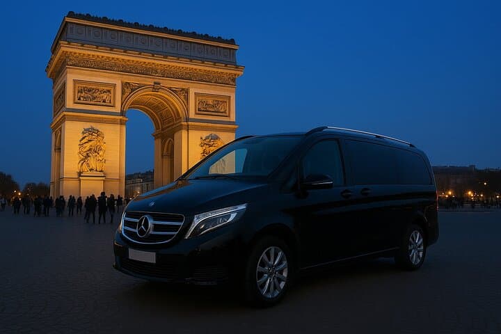 Paris Luxury Minivan City Tour with Audio Guide