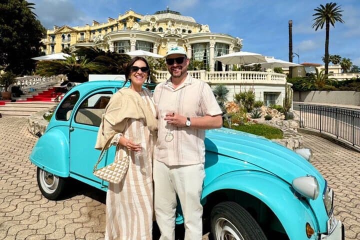 Nice to Monaco in 2CV Citroën by the coastal villages