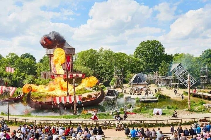 Entrance to Puy du Fou a unique park in the Vendée