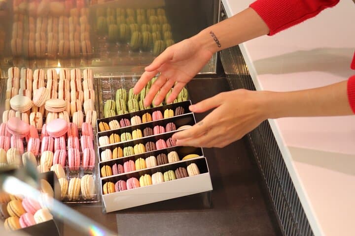 Paris Macaron Baking Activity in a Real Pâtisserie