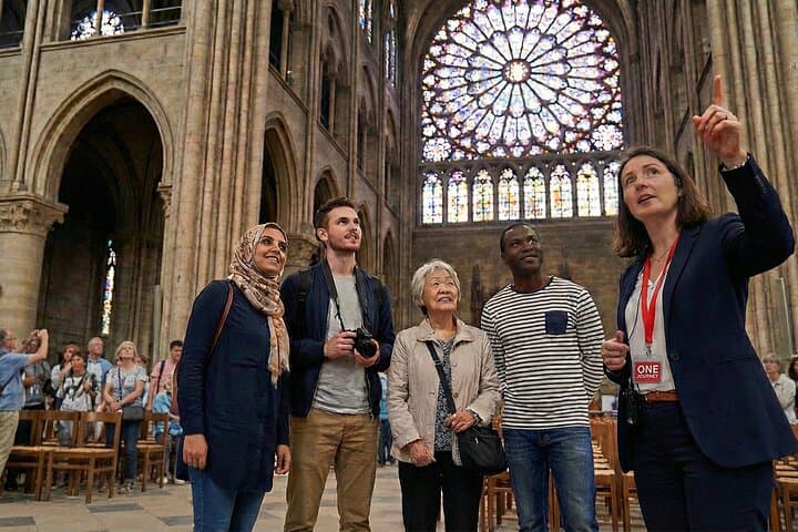 Notre Dame Interior and Exterior Small Group Guided Tour