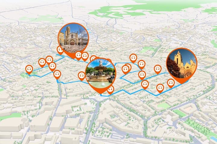 Full tour: From Cours Mirabeau to the heart of the old town.