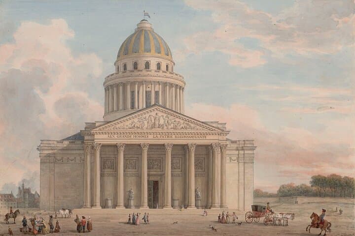 Le Panthéon de Paris en 1794-1795, Bibliothèque Nationale de France