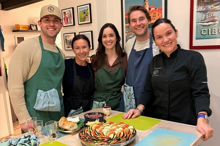 Food and Friends!! Always a good idea when visiting Paris.