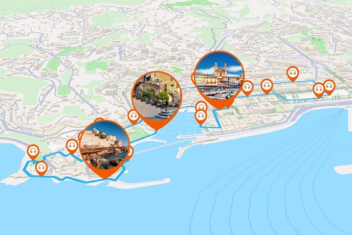Full tour: An exploration between Terra Vecchia (the port) and Terra Nova (the citadel).
