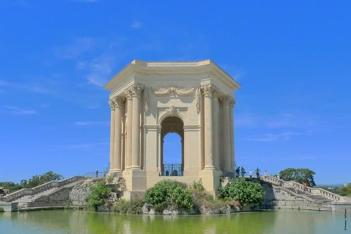 Promenade du Peyrou: The water tower and its basins with panoramic views.