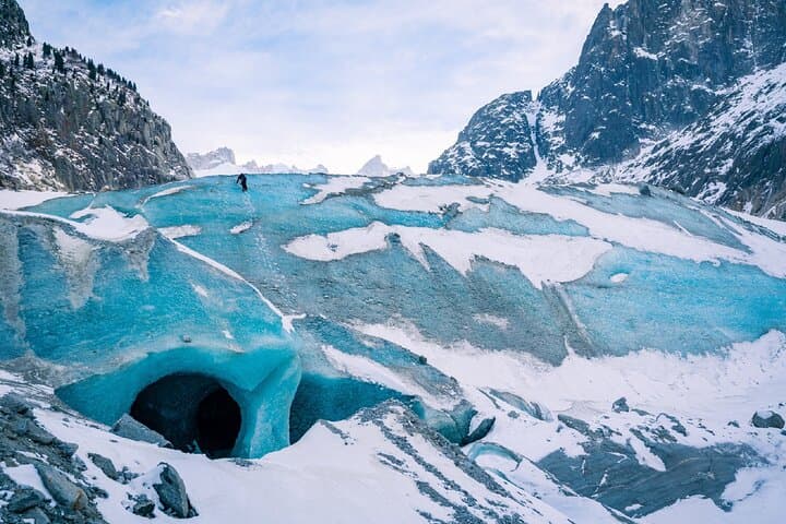 Sea of Ice: Dive into the heart of France’s largest glacier and its bluish ice caves.