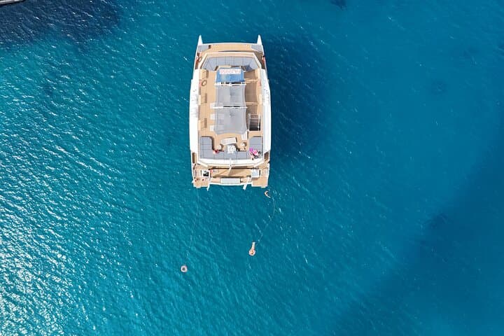 Brunch in Catamaran with bloodthirsty islands
