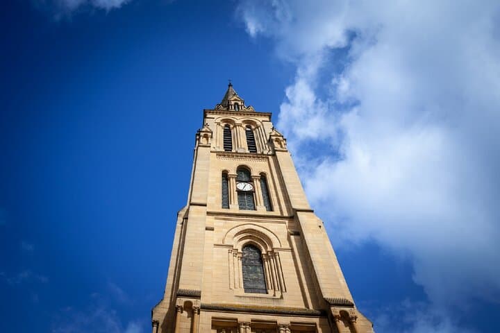 Church of Our Lady: The imposing neo-Gothic bell tower overlooking the city.