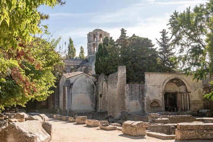 Les Alyscamps: The famous Roman and medieval necropolis, an alley of sarcophagi that inspired Gauguin and Van Gogh.