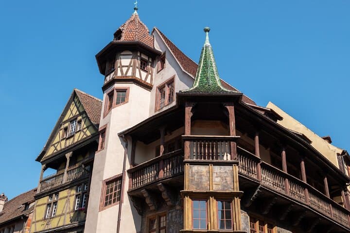 Maison Pfister: The jewel of the Renaissance (1537), famous for its corner oriel and biblical frescoes.