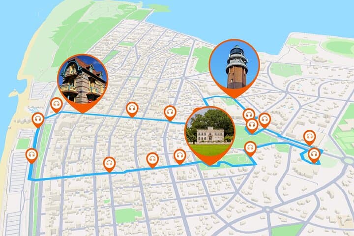 Full tour: A chic and nature walk, between Anglo-Norman architecture and maritime pine forest.