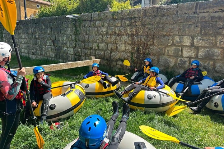 Tubing on the river Aude in Quillan Fun in the middle of nature