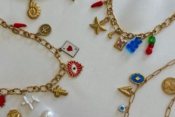 Creation of jewel with charms