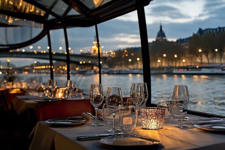 Paris Promenade Cruise River with Champagne