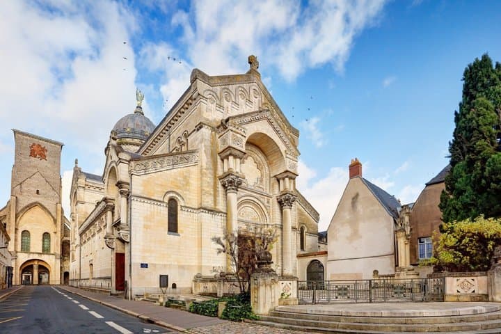 Charlemagne & Basilica Tower: The imposing remains of the medieval collegiate church overlooking the tomb of Saint Martin.