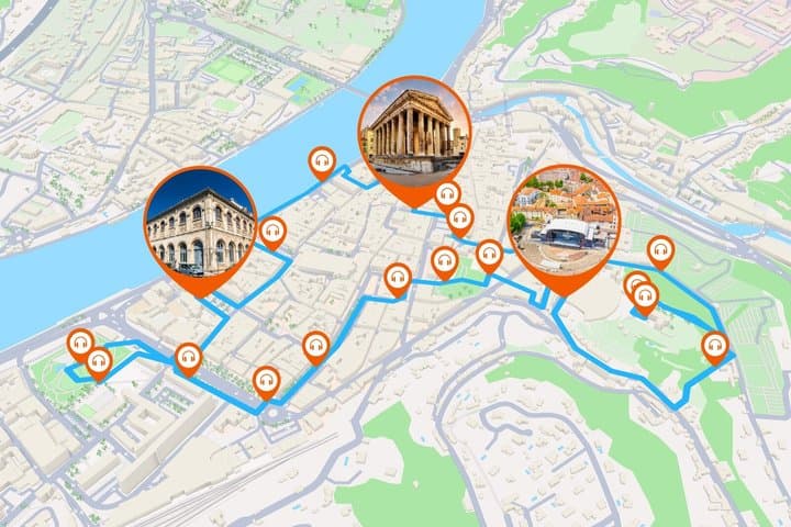Full tour: A fascinating immersion in more than 2000 years of history, at the crossroads of ancient remains and medieval heritage.
