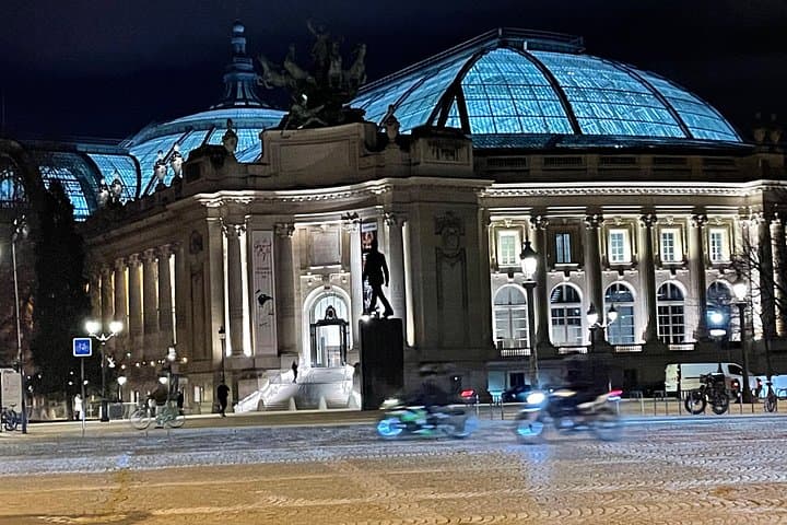 Grand Palais by the night .. beautiful Palais where models from Chanel make cat walks while the fashion week