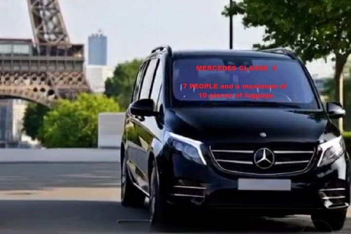 Private Van Transfer from CDG Airport to Paris