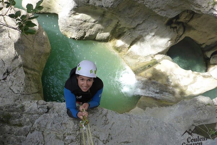 Canyoning in the turquoise waters of the Gorges du Verdon