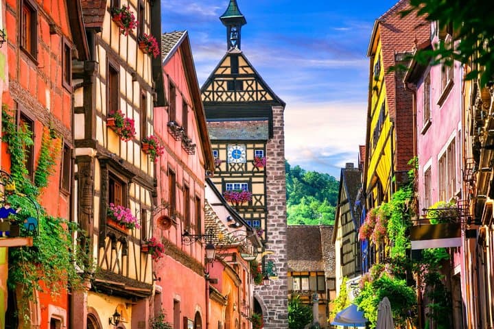 Alsace Villages & Winery: Half Day Private Shore Tour from Colmar