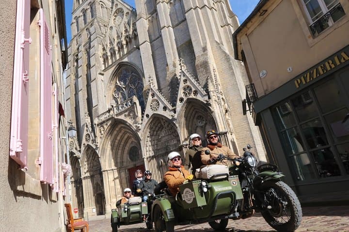 Private vintage sidecar tour of the D-Day Landing Beaches