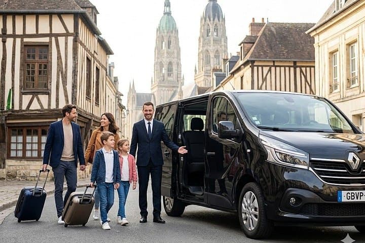 Private transfer: Paris or CDG ⇄ Bayeux