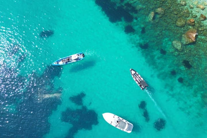 Half Day Guided Boat tour to Mala caves with stop in Villefranche