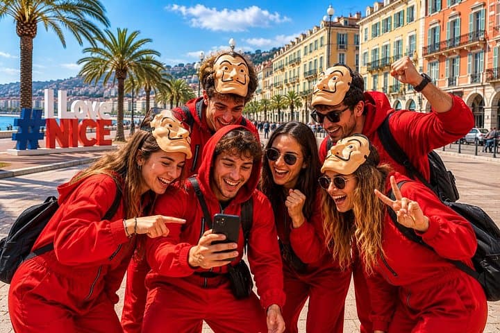 Escape Game Outdoor Theme Team Heist in Nice