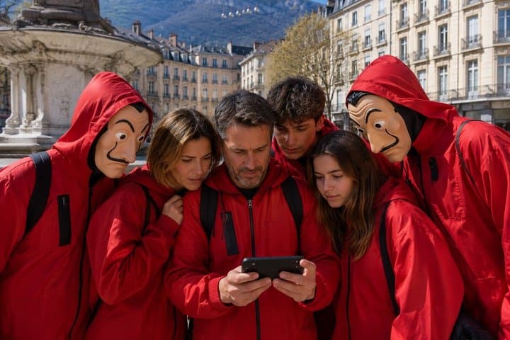 Escape Game Outdoor Theme Team Heist in Grenoble
