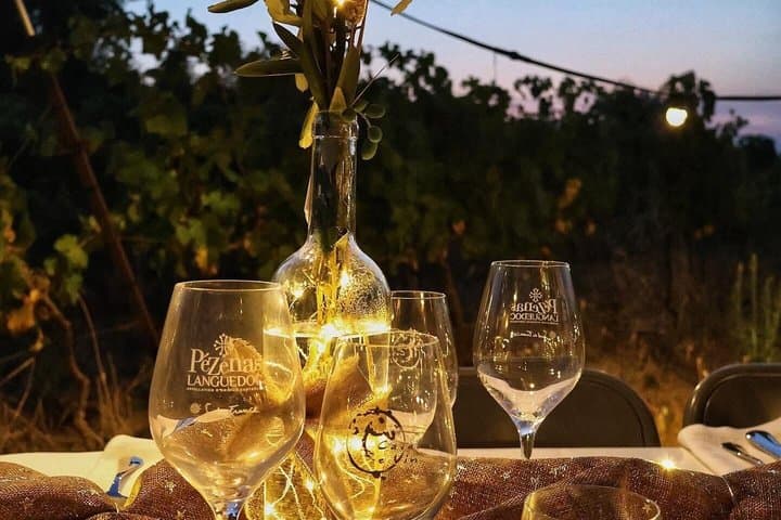 Elegant country dinner and moonlight ride