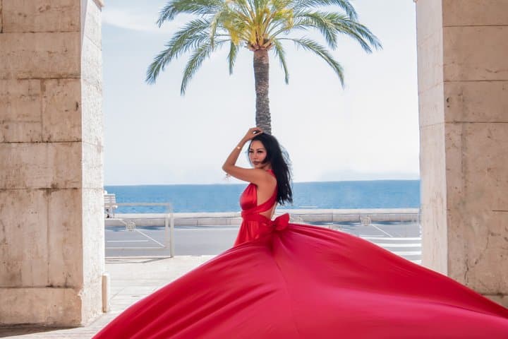 Riviera Flying Dress Experience Luxury vacation photos