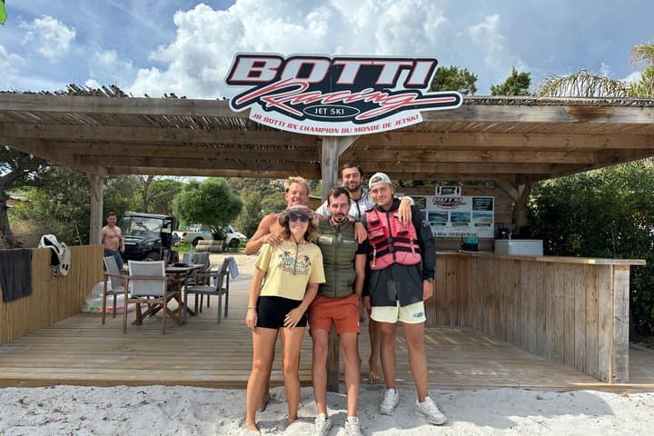 Porto Vecchio Boat ride and JetSurf at sunset