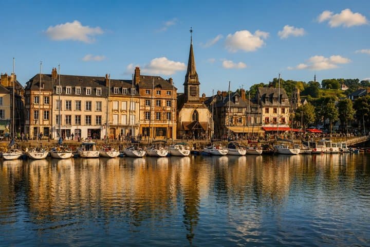 Coastal Views in Honfleur and Deauville From Le Havre