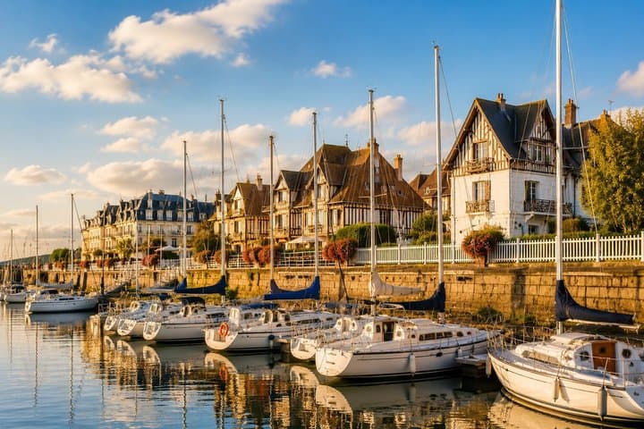 Coastal Views in Honfleur and Deauville From Le Havre