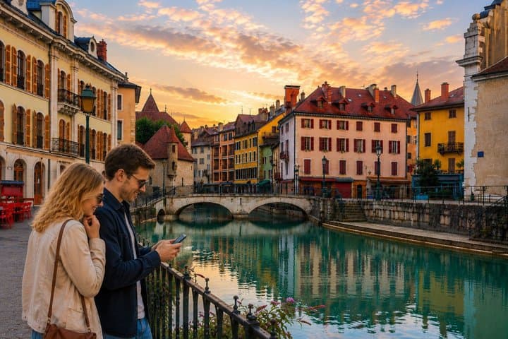 Annecy Scavenger Hunt & Highlights Self-Guided Walking Tour