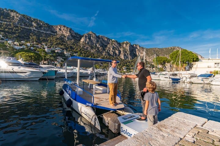 Private Sunset Tour in Solar Boat near Nice and Monaco