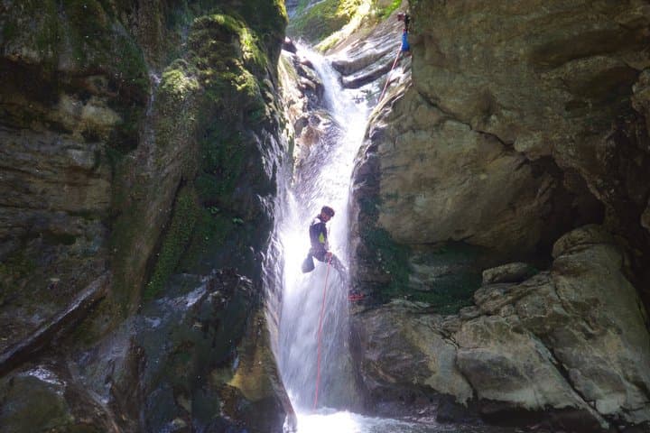 Aquatic afterwork in the Canyon of Versoud