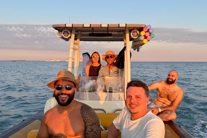 Cagnes Sunset Boat Cruise to Cap d'Antibes with snorkeling