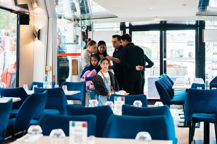 Paris Theo Boat Seine River Italian Trattoria Style Lunch Cruise