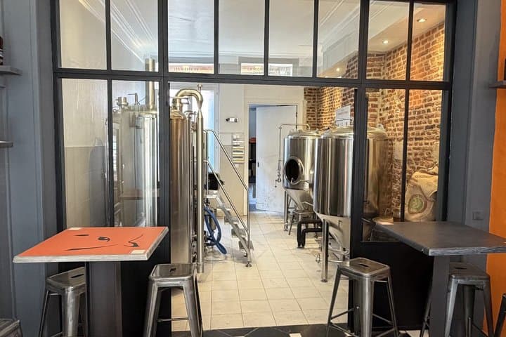 Historic brewery visit beer tastings in Lille