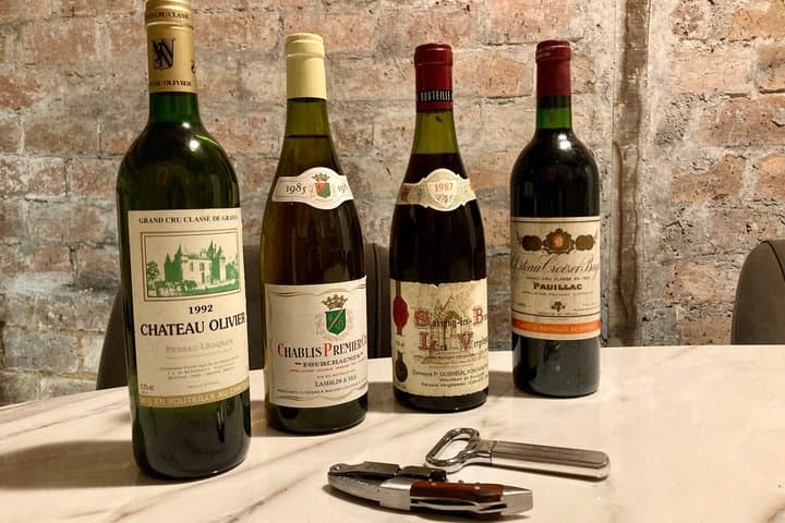 Œnology Masterclass / Old Vintages Wine Tasting in Paris