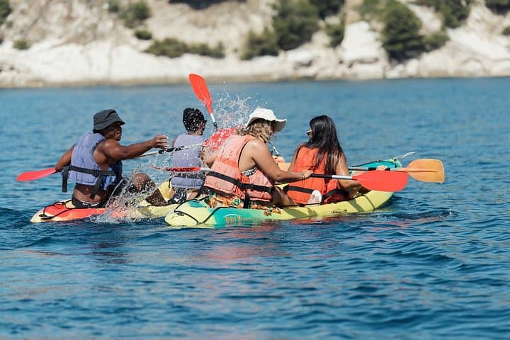 Ideal kayak trip to explore the beauty of the blue coast