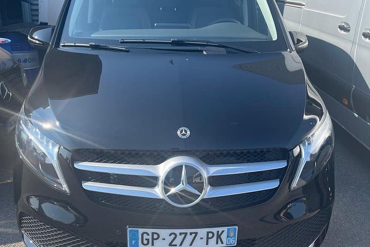Private transfer French Riviera Italy and Alps and Geneva VIP 6 pers