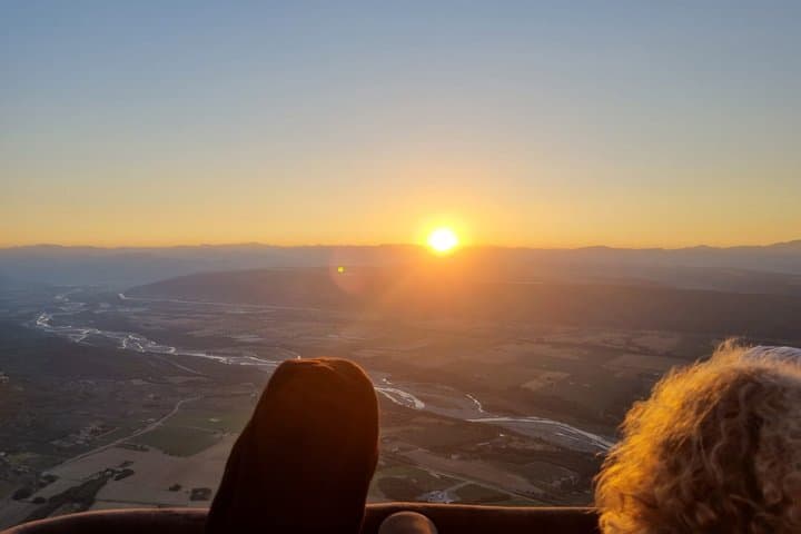 Hot air balloon flight near Aix en Provence